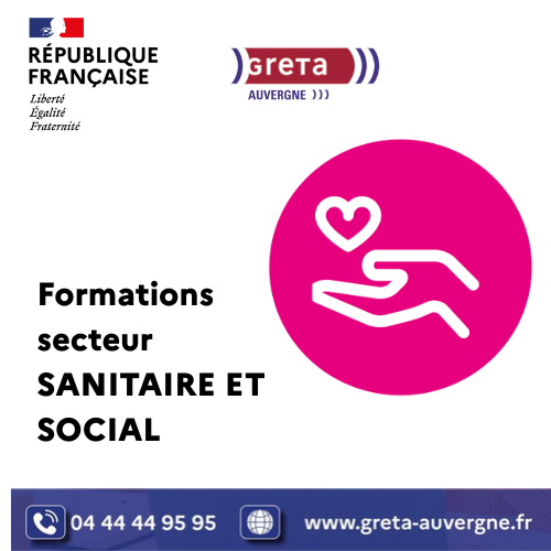 Formations secteurs sanitaire et social