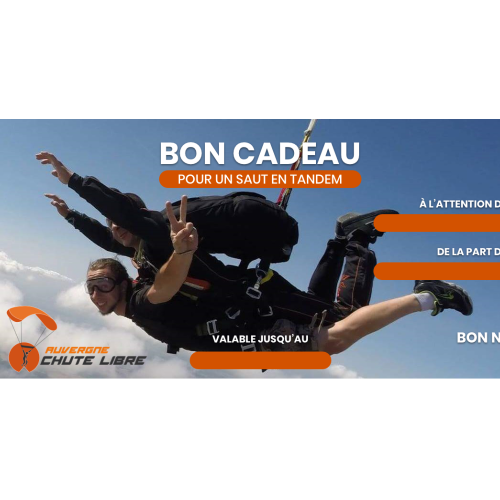 Saut en parachute tandem
