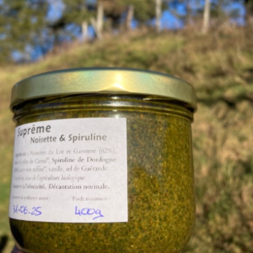 SPI NUT Pâte à tartiner à la spiruline