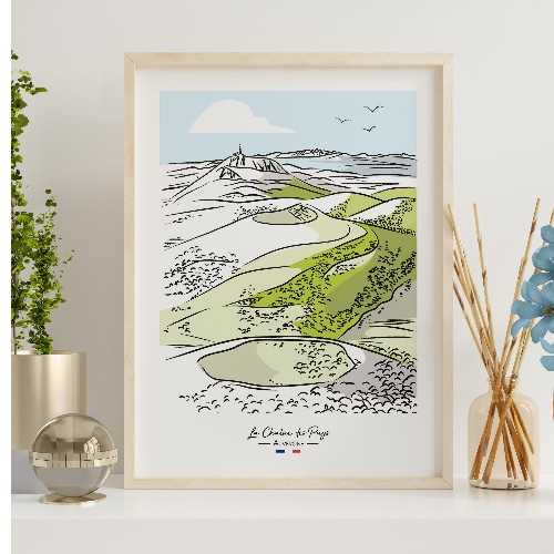 Affiche Chaîne des Puys - Auvergne