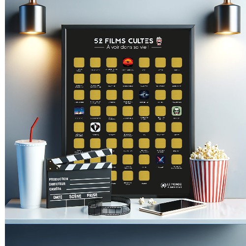 52 films cultes à voir et revoir - Poster à Gratter