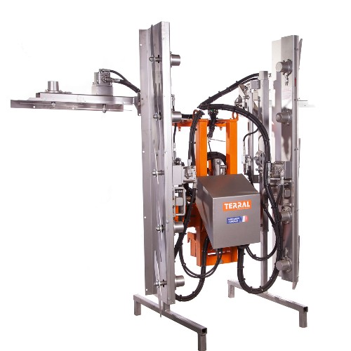 Ecimeuse, Rogneuse à couteaux 2 demi-rangs