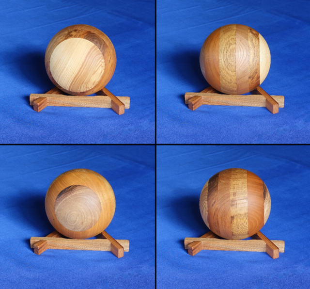 Balle en bois décorative, Balle de Tai Chi Chuan