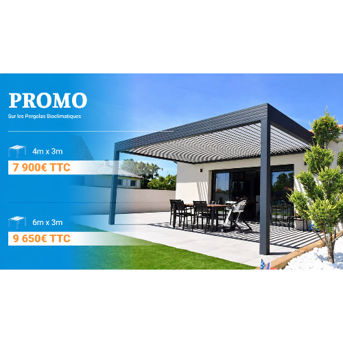 Pergola bioclimatique