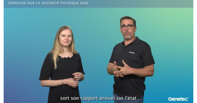 GENETEC lance un sondage sur la sécurité physique 2023