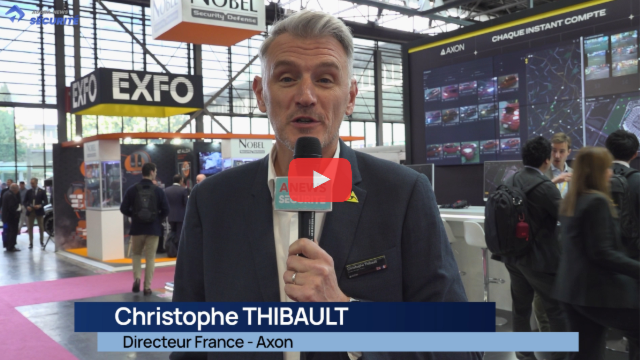 Axon France présente ses dernières innovations à Milipol : l’entretien avec Christophe Thibault