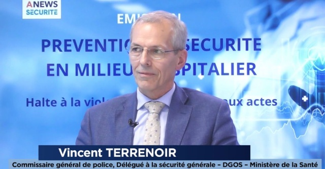 PRÉVENTION ET SÉCURITÉ EN MILIEU HOSPITALIER – Interview de Vincent Terrenoir – Délégué à la sécurité générale DGOS – ministère de la Santé et de la Prévention