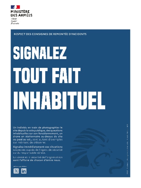 Une campagne de sensibilisation à la sûreté lancée par la DRSD