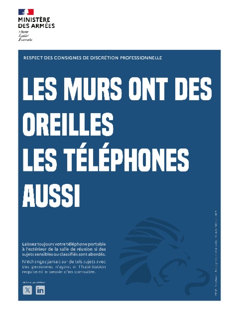 Une campagne de sensibilisation à la sûreté lancée par la DRSD