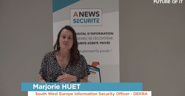Retour sur Future of IT : Marjorie HUET, South West Europe Information Security Officer chez Dekra