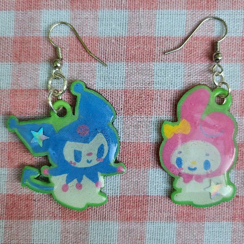 Boucles d'oreille faites main