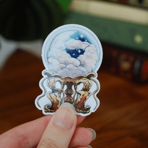 Sticker boule de cristal