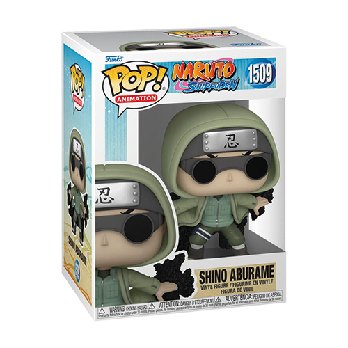 NARUTO POP! ANIMATION VINYL FIGURINE SHINO ABURAME 9 CM