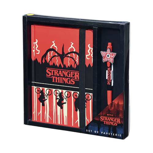 STRANGER THINGS - SET DE PAPETERIE UPSIDE DOWN