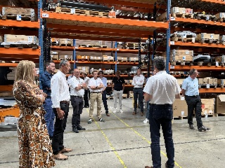 LE TOUR DE FRANCE AXEMA EN VISITE CHEZ NOREMAT