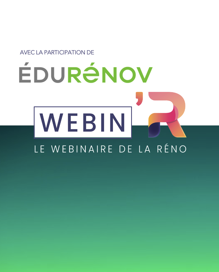 Webinaire de rentrée sur la rénovation des écoles 