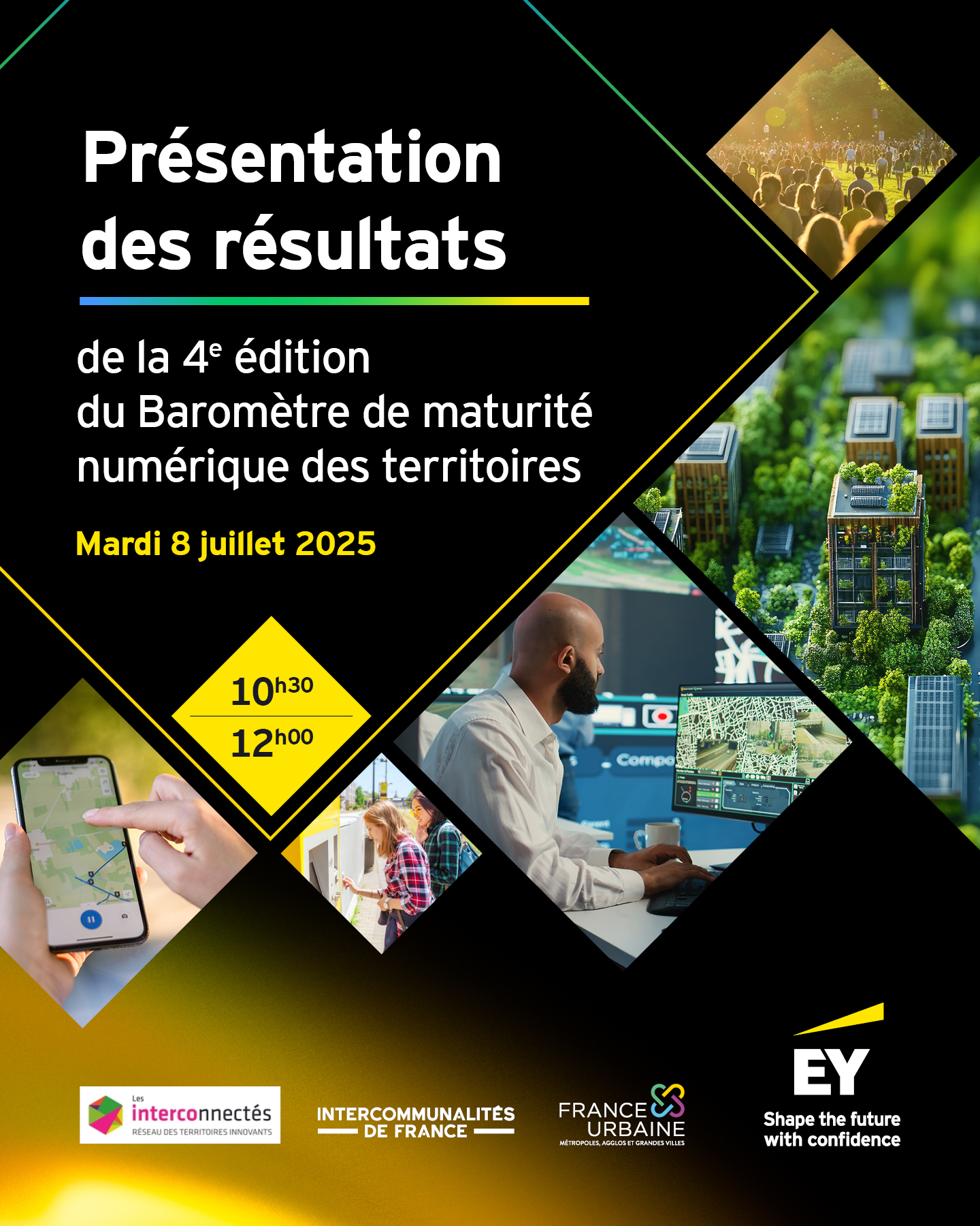 Webinaire - Résultats de la 4e édition du Baromètre de maturité numérique des territoires