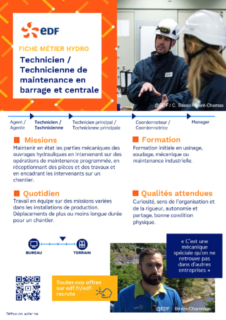 Technicienne ou technicien en maintenance mécanique - Site de Saint Michel de Maurienne F/H (2025-154944)