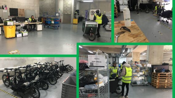 Un site de choix à Paris pour le spécialiste de la cyclo-logistique, Urb-it 