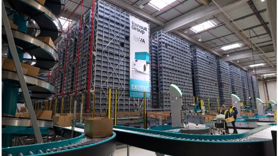 Renault Group implante la solution Exotec sur son site de Villeroy dédié à son activité après-vente