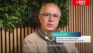 #IciOnAgit ! : Raphaël Pik, directeur de l’Observatoire terre environnement de Lorraine veut partager les savoirs scientifiques