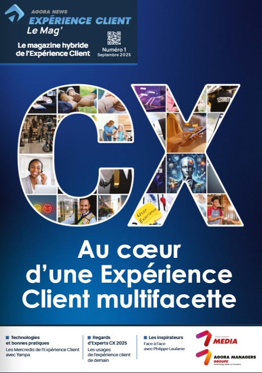 La couverture du Mag de l'Expérience Client pas ANews Expérience Cient