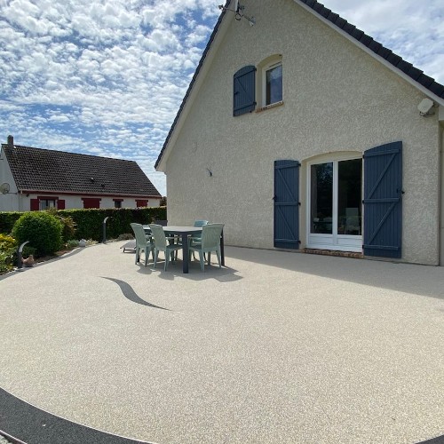 Revêtement de sol souple pour terrasse
