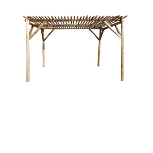 PERGOLA EN BOIS NATUREL