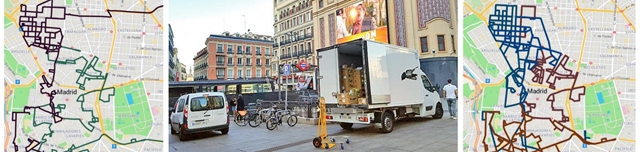 Un hub logistique installé sous la plaza Mayor à Madrid permet de réduire de 33% le nombre de km parcourus