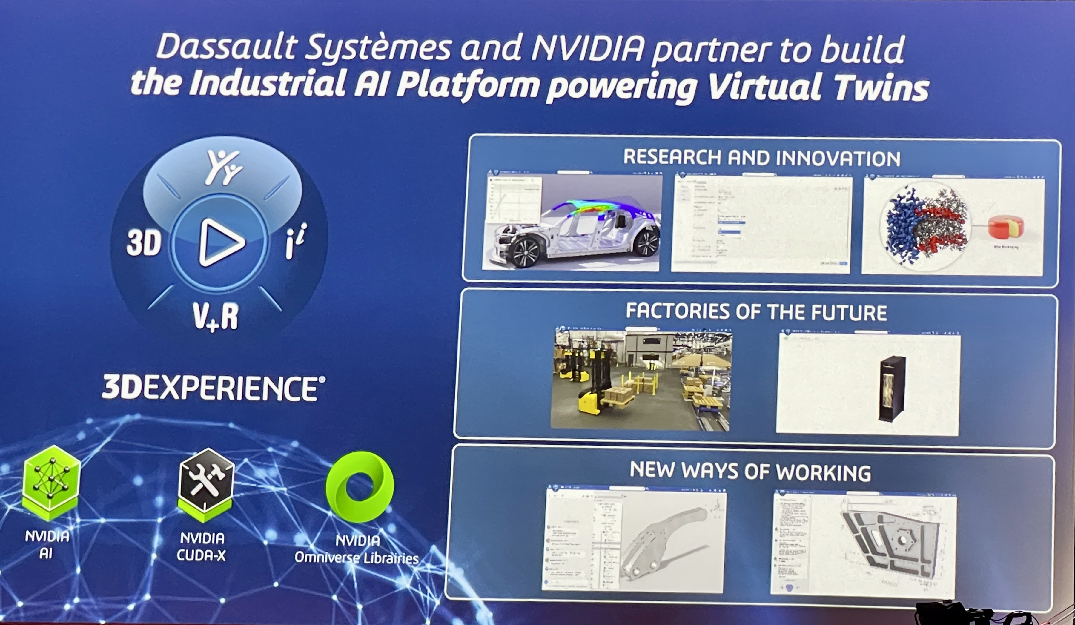 Twin+ jumeau numérique Daloz Jensen partenariat Dassault Systems Nvidia plate forme
