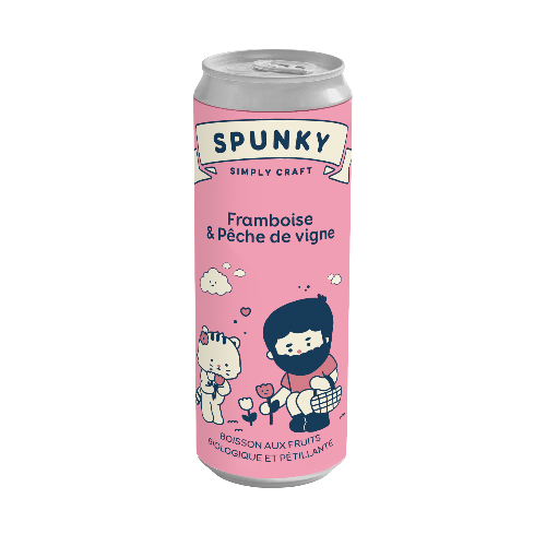 SPUNKY Framboise Pêche