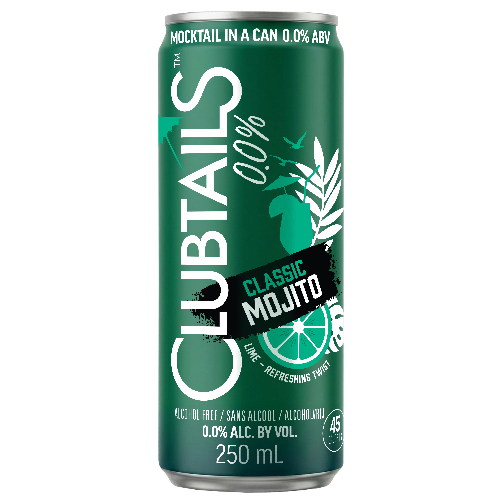 CLUBTAILS 0.0% MOJITO MOCKTAIL IN A CAN