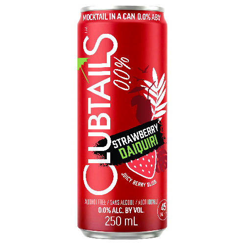 CLUBTAILS 0.0% STRAWBERRY DAIQUIRI MOCKTAIL IN A CAN