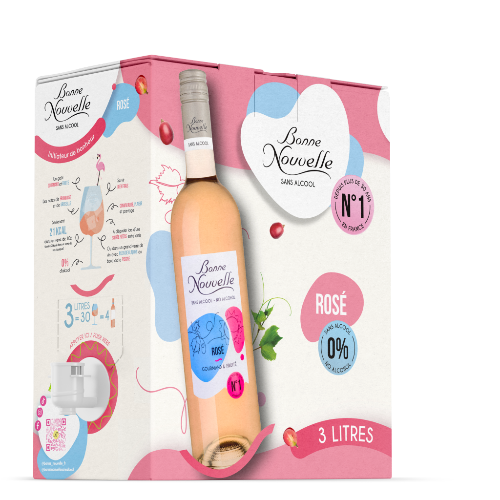 Bonne Nouvelle Classique rosé Bag-In-Box format 3L - Innovation 2025 !!