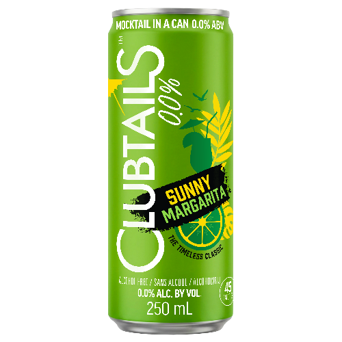 CLUBTAILS 0.0% SUNNY MARGARITA MOCKTAIL IN A CAN