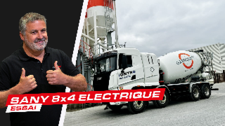 Essai SANY 8x4 électrique