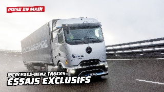 Mercedes-Benz Trucks dévoile ses prototypes : eArocs 400 vs Actros H2