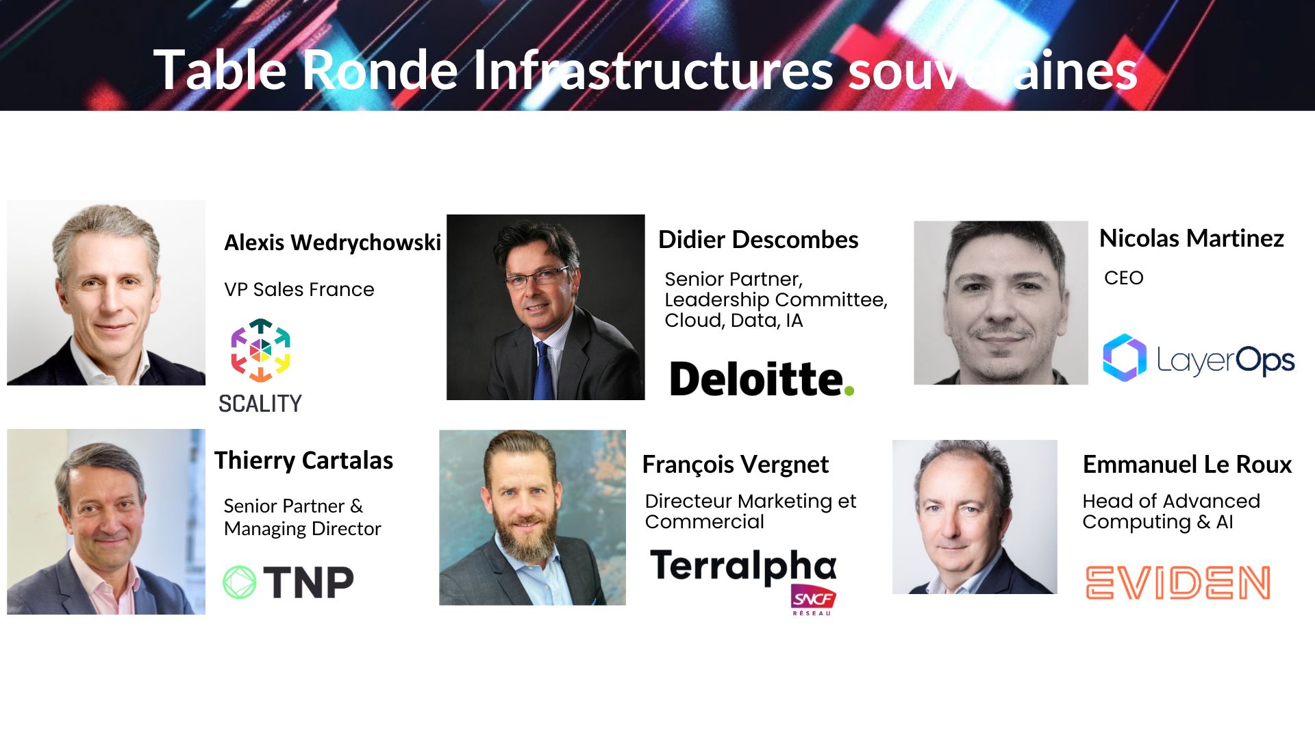 Table ronde Infrastructures souveraines