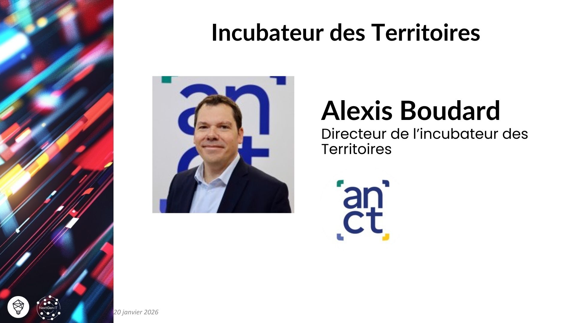 Keynote : Alexis Boudard, ANCT - Incubateur des Territoires