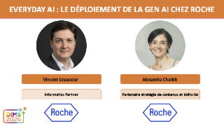 DIMS 2026 : Everyday AI : le déploiement de la Gen AI chez Roche
