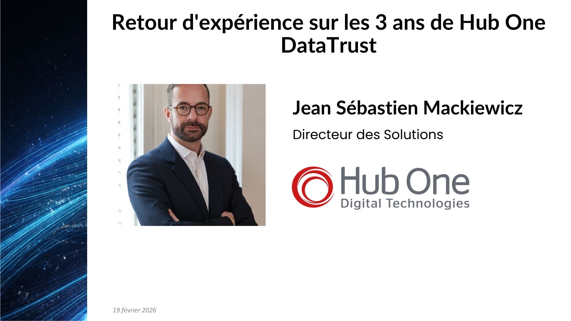 Retour d'expérience sur les 3 ans de Hub One DataTrust