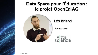 Data Space pour l'enseignement (Vittascience)