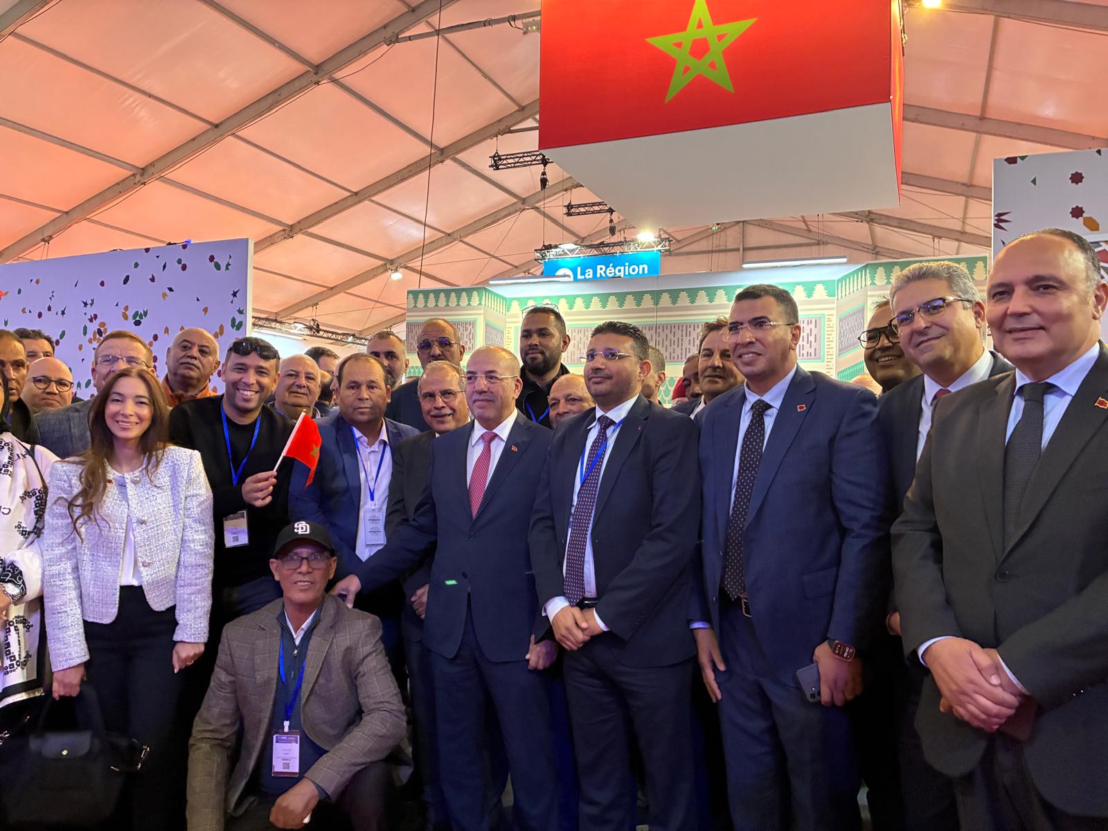 La délégation du Maroc emmenée par son ministre de l'Agriculture au Sommet de l'Elevage.