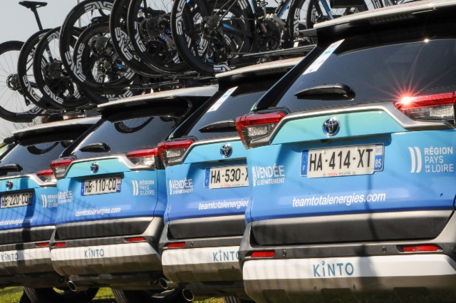KINTO fournit des Toyota en LLD à l’équipe TotalEnergies