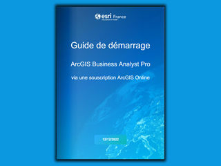 ArcGIS Business Analyst Pro : Guide de démarrage via une souscription ArcGIS Online