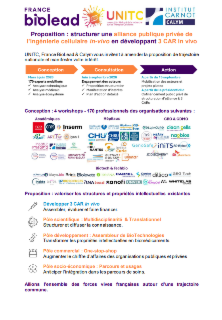 Structuration de l'alliance publique-privée CAR InVivo