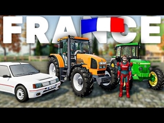 Renault ARES console, Peugeot 205 & Partir De Rien ! (Farming Simulator 22)