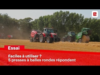 Faciles à utiliser ? 5 presses à balles rondes répondent