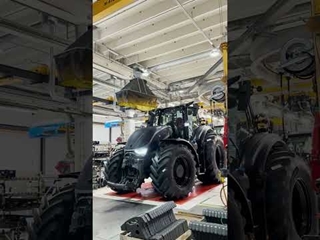The first 6th Gen Valtra S Series driving away from assembly 🔥 #valtra #shorts