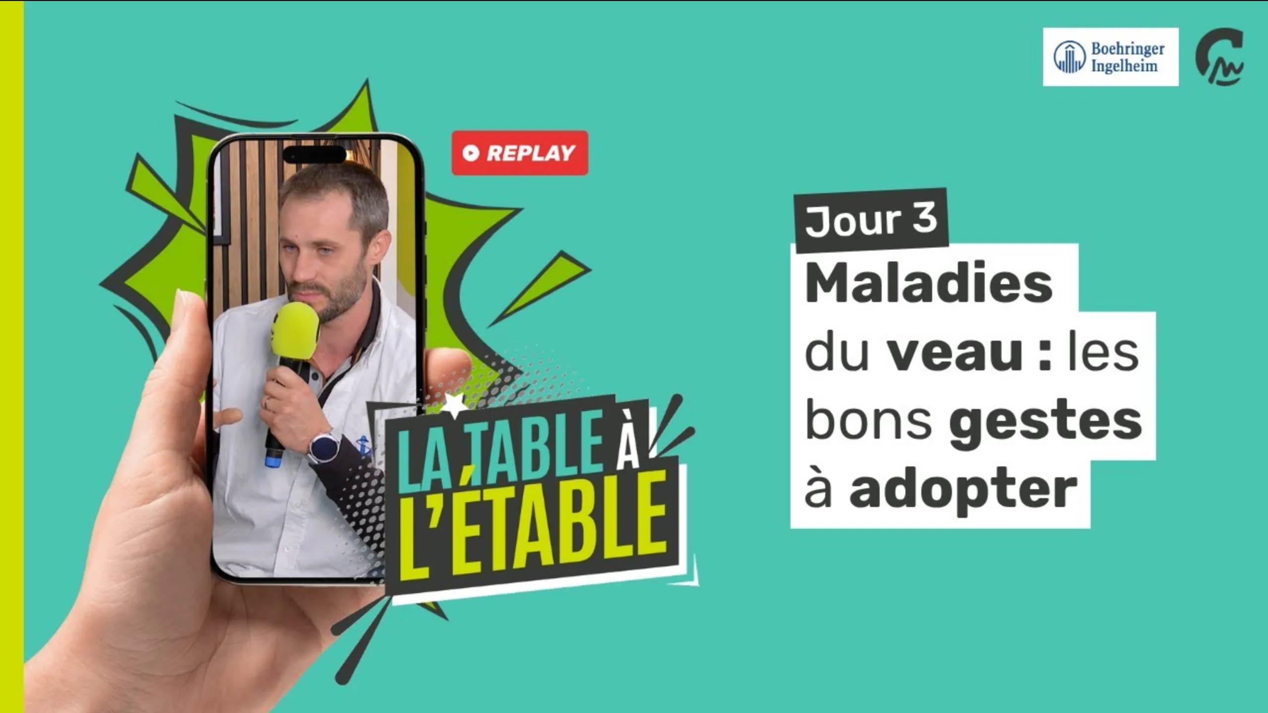 La Table à l’Étable l Maladies du veau : les bons gestes à adopter avec Boehringer